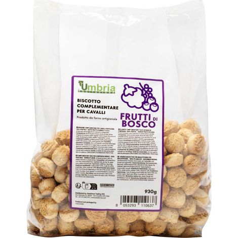 UMBRIA EQUITAZIONE Biscotto vegetale per cavalli gusto frutti di bosco (930 gr) (1/2)