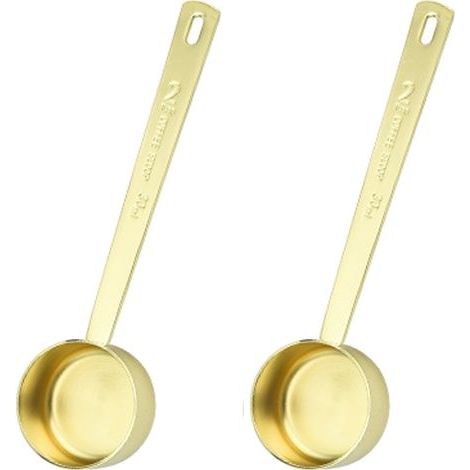 Messlöffel – 30 ml – 2 Esslöffel – Edelstahl – Für Kaffee, Proteinpulver und Nahrungsergänzungsmittel – 2er-Set (1/5)