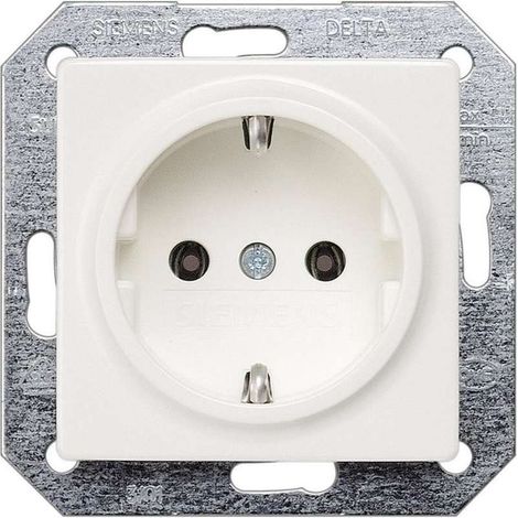 Siemens DELTA i-system Presa SCHUKO, bianco titanio, 5UB1511