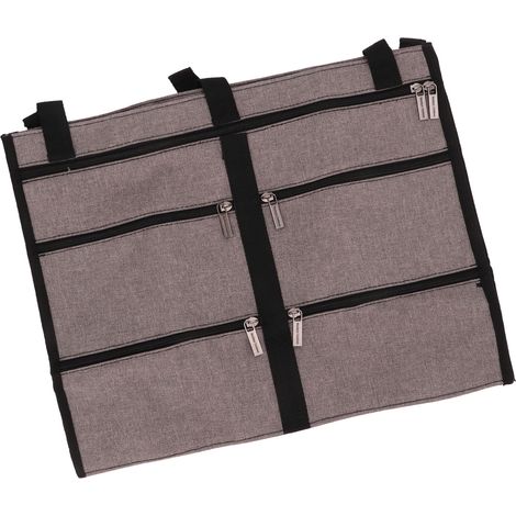 Cintre de voyage sécurisé 600D avec poche dissimulée, idéal pour la maison, gris anti-déchirure et imperméable. (1/5)