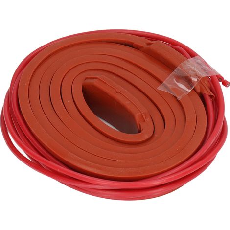 Ceinture chauffante en silicone 80 W, étanche et flexible, avec régulation automatique de la température, alimentation 12 V CC. (1/5)