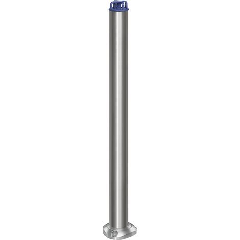 FRANKEL kaiserkraft, Potelet en inox, avec tête pour chaîne, à