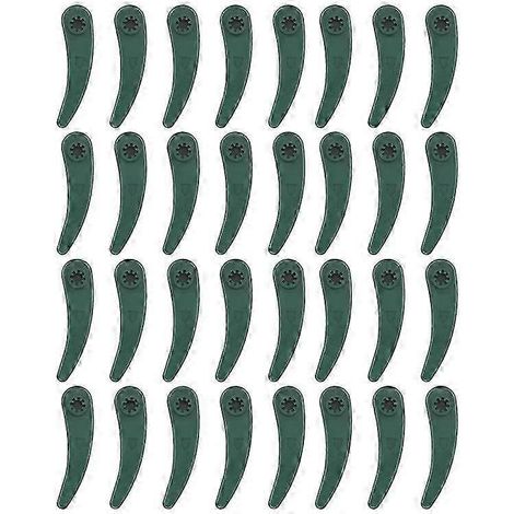 32 lames de tondeuse à gazon F016800372 compatibles avec Bosch ART 26-18 LI 083-B3-0009 / ART 23-18 LI, accessoires pour lames de coupe-bordures en ABS (1/4)