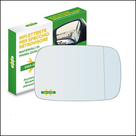 Specchio adesivo asferico lato passeggero per ford fiesta ii (fbd) dal 1983-1989 (1/4)