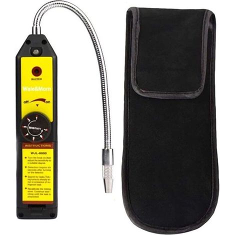 Détecteur De Fuite Halogène - Capteur Corona Pour Gaz Halogénés R134a R22 - Affichage Bicolore Batterie - Sensibilité Réglable - 1 Pièce (1/4)