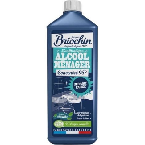 Alcool ménager - Concentré - 95° - Nettoyage naturel - Maison - Briochin