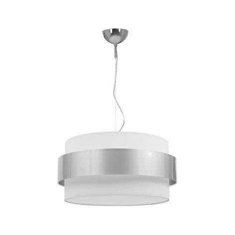 Colgante Bremen Cromo/blanco-plata 3xe27 (regx40d) (1/2)