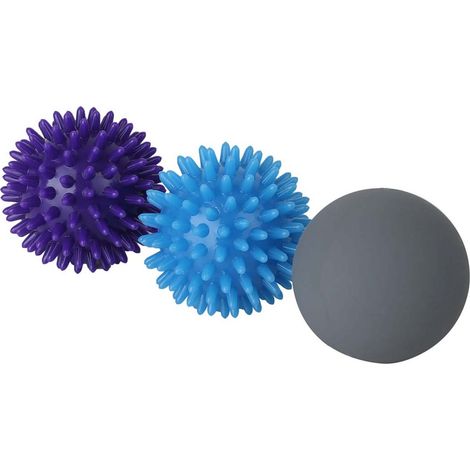 Lot de 3 balles de massage pour toutes parties du corps - Vivezen (1/4)