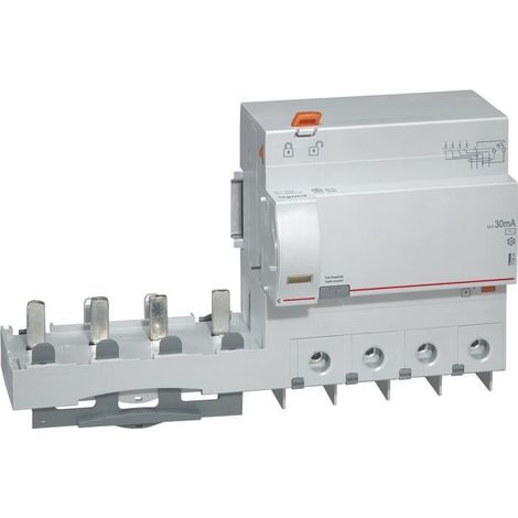 Bloc différentiel adaptable à vis DX³ pour disjoncteur 1,5 module par pôle - 4P 400V - 125A - 410624