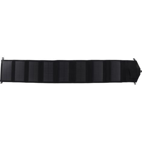 Panneau solaire pliable 20W chargeur solaire de camping à double USB, sac solaire pliant en silicium monocristallin, recharge téléphone et batterie externe, sans batterie (BSY-0712-D20-8) (1/5)