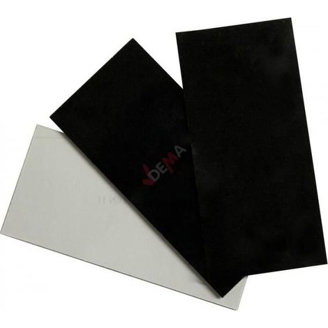Verre protecteur pour bouclier de soudure 108 x 51 mm - 3 pièces