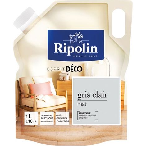 Rip Deco Alle Teile Matt 1l Hellgrau - Ripolin