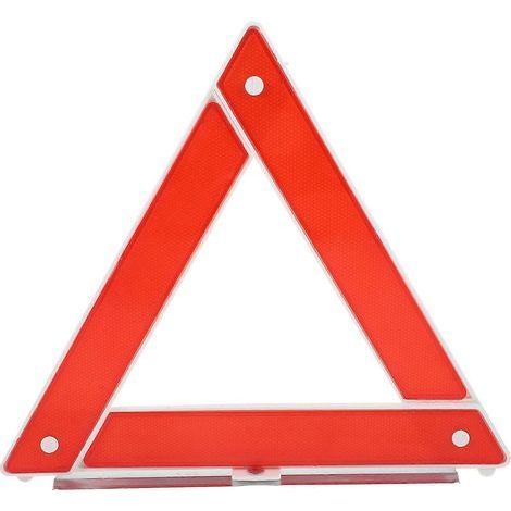 Triangle de signalisation, triangle de sécurité d'urgence, panneau de signalisation routière pour voiture-29.00X26.00X1.00CM (1/4)