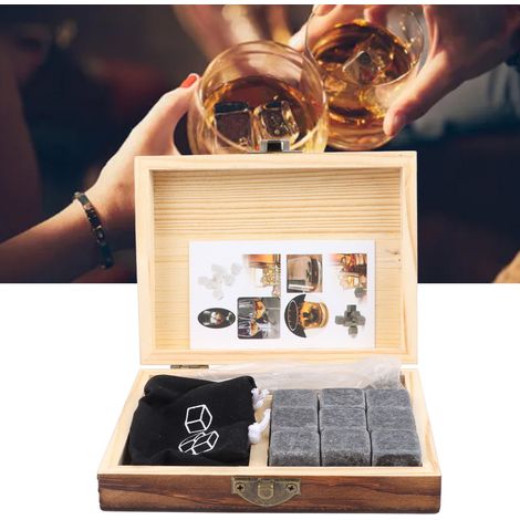 Boîte en bois - Pierre à whisky (1/5)
