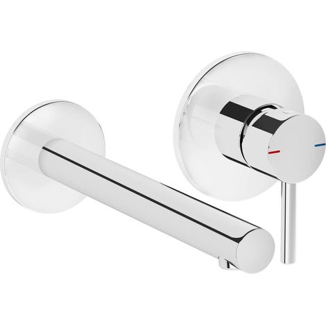 Vitra Origin Basin Mixer Tap Wall Mounted - Chrome