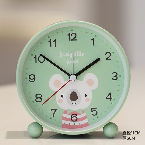 Réveil pour enfants avec un dessin animé de koala, horloge de chevet créative pour les étudiants