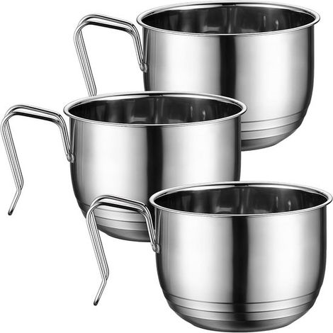 Filtro per lavello - Protezione per lo scarico contro le ostruzioni - Mantieni la cucina pulita - Realizzato in acciaio inossidabile - 3 pezzi - Argento (1/5)