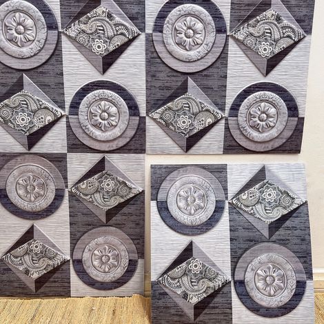 (Style 9, 30X30Cm - 5 pièces) Crédence carrelée auto-adhésive, design épais, convient à toutes les pièces. (1/4)