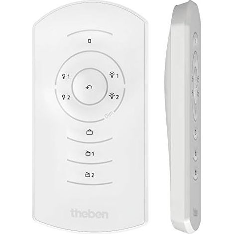 Theben THESENDA S Benutzer-Fernbedienung, Automatik, EIN/AUS, weiß