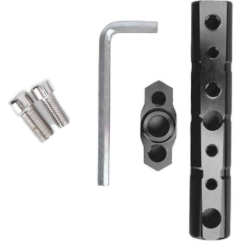 Support Universel Noir pour Guidon de Moto - Monture Extensible Multifonction (1/5)