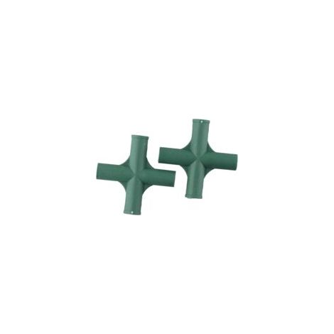 Connettori per telai di serre da giardino – Diametro 19 mm – Raccordi per strutture per piante – Resistenti alle intemperie – Confezione da 8 (Modello n. 2) – Crezuo