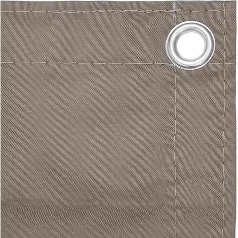 Maison Exclusive - Toldo para balcón de tela oxford gris taupe 90 (1/5)