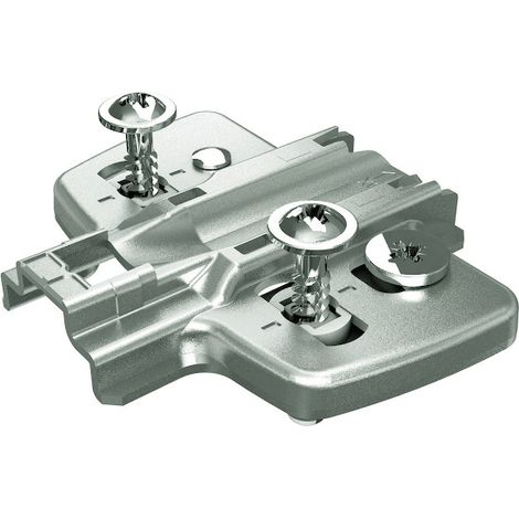 Plaque SENSYS 8099 à visser avec manchon d'expansion pour charnière invisible - distance 3 mm - HETTICH