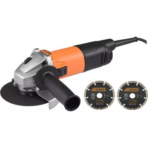 Meuleuse AEG WS8-125S LK2 125 mm 800W avec 2 disques diamants