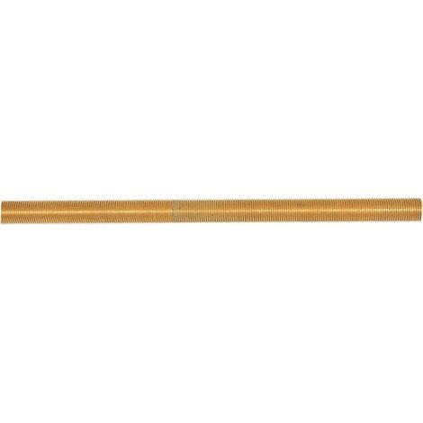 Tube filetée à visser - laiton - Mâle / Mâle - Longueur 1 m - 3/4' (1/3)