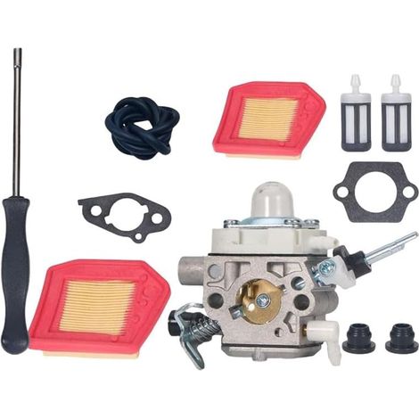 Kit de pour 4147-120-0625, pour FS240R FS240RC FS260 FS260R FS340 Pièce de Rechange Métal avec Filtre à Air pour Débroussailleuse, Durable (1/5)