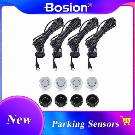 Kit de 4 capteurs avec avertisseur sonore et avertisseur de recul (22 mm) pour voiture, système de sonde 12 V, livraison gratuite. (1/5)