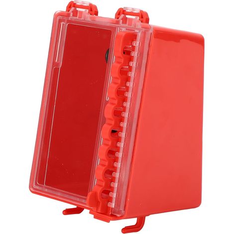 Locking Box – Wall-Mounted Key Station with 8 Hooks and Transparent Panel for Secure Key Management in Workgroup Locking Solutions (1/5)
