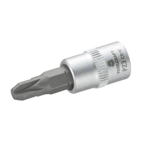 Douille-embout vis Pozidriv PZ 3 Longueur: 37 mm TOOLCRAFT 816059 Propulseur: 1/4" (6.3 mm) 1 pc(s) (1/2)