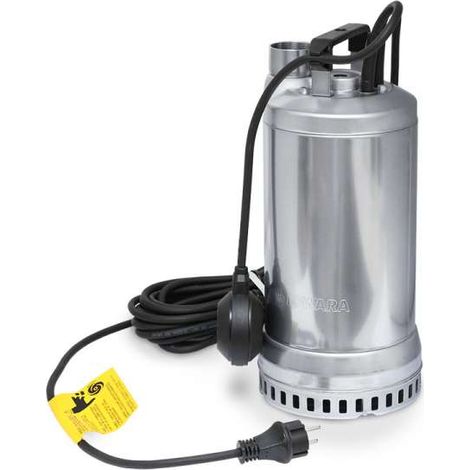 LOWARA Schmutzwasserpumpe Tauchpumpe DIWA 07/B mit Schwimmerschalter und 10m Kabel 107680020