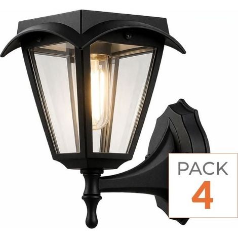 Lanterne Solaire Connectée Murale RGBW IP54 (Lot de 4) - SILAMP (1/2)