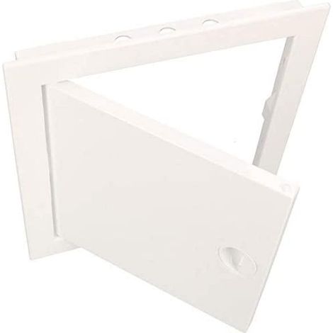 KOTARBAU® Sportello ispezione 20 x 25 cm in Pastica ABS Bianco Sportello di manutenzione sportelli cartongesso (1/2)