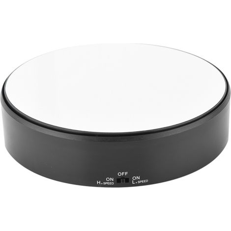 Piatto Girevole per Vetrina – Ø 18 cm, Portata 2 kg, Rotazione 360° Silenziosa – ABS con Superficie a Specchio, Design Elegante – Ideale per Gioielli, Orologi e Cosmetici (1/5)