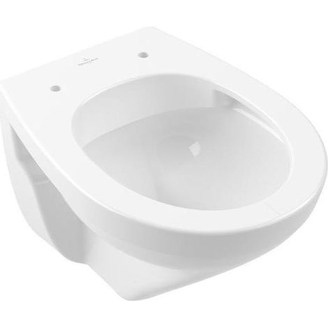 villeroy boch Villeroy & Boch O.novo DirectFlush Tiefspül-WC Compact spülrandlos, 360x490mm, 7667R0, wandhängend, mit DirectFlush, Weiß Alpin, 7667R001 (1/5)