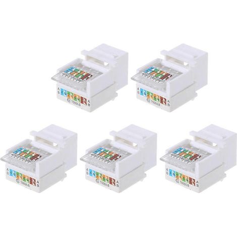 Stück werkzeuglose CAT5E UTP Netzwerkmodul RJ45 Steckerbuchse Computeranschluss