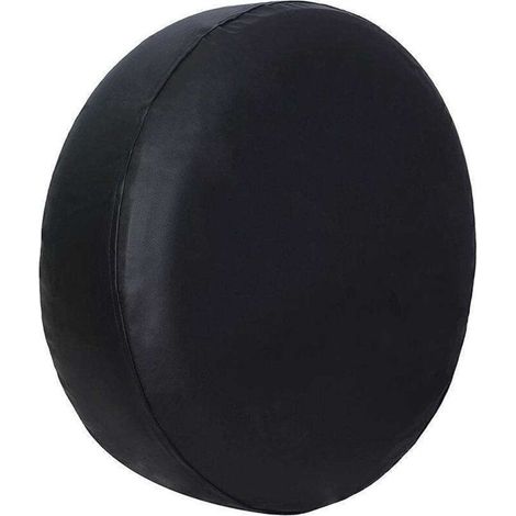 Housse Roue de Secours, Housses de Pneus, Housse de Protection Pneu, Housse de Pneu Voiture, Anti Poussière Neige pour Remorque de Voyage, SUV, Diamètre dans Les 74cm, Noir (1/4)
