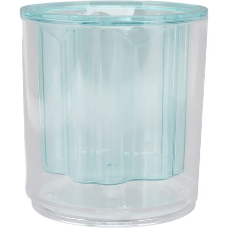 Porte-stylo rotatif, organisateur de rangement de bureau, décoration de la maison, crayon, cosmétiques, papeterie (vert) (1/5)