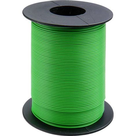 Donau Elektronik 105-4-100 Fil de câblage 1 x 0.20 mm² vert 100 m W737241