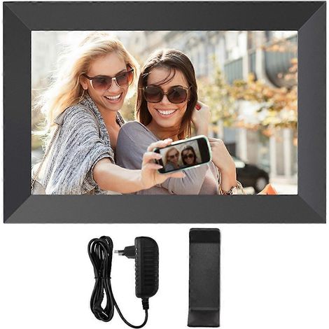 Cadre photo numérique 10,1 pouces 32 Go WiFi, prise européenne (1/5)