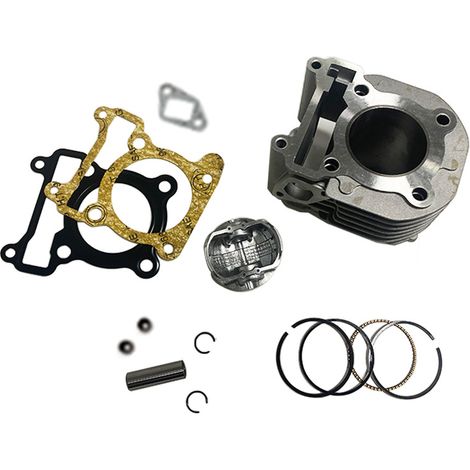 Motorcycle engine cylinder replacement parts compatible with Yamaha ZY100 RS100 JOG100 cylinder piston--DTEKGAZ