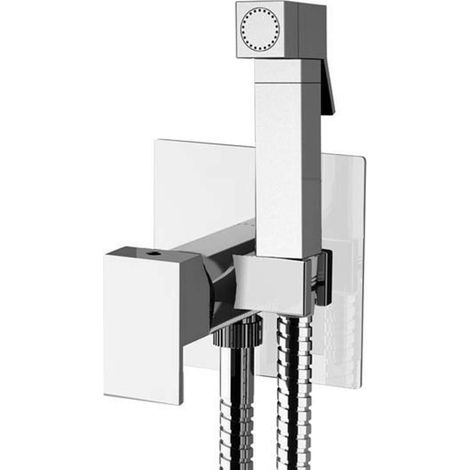 Sapho - Miscelatore ad incasso per bidet, con doccetta e corpo incasso, cromo 1103-08 (1/2)