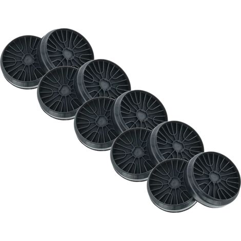 vhbw 10x Aktivkohlefilter Ersatz für Bosch DHZ5276 für Dunstabzugshaube - 19 cm
