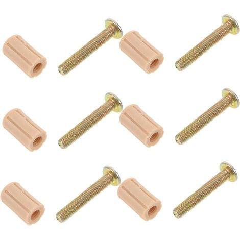 Boulons de Fixation pour Sommier à Lattes, Kit 6 Pièces Métal Plastique (1/5)