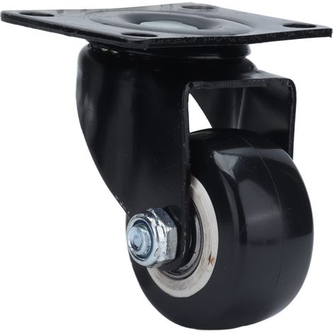 ROULETTE PIVOTANTE ROUE EN POLYESTER ROBUSTE DOUBLE ROULEMENT FAIBLE BRUIT pour chariot (1/5)