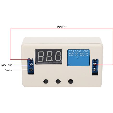 Multifunktionales Zeitverzögerungsrelaismodul, Relais-Spannungsreglermodul, Sicherheitsrelaismodul, 12 V (1/5)
