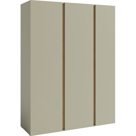 Armario Fiosono 100, Eucalipto + Roble, 195x145x50cm, Puertas de armario: Con bisagras, Número de estantes: 0 (1/4)